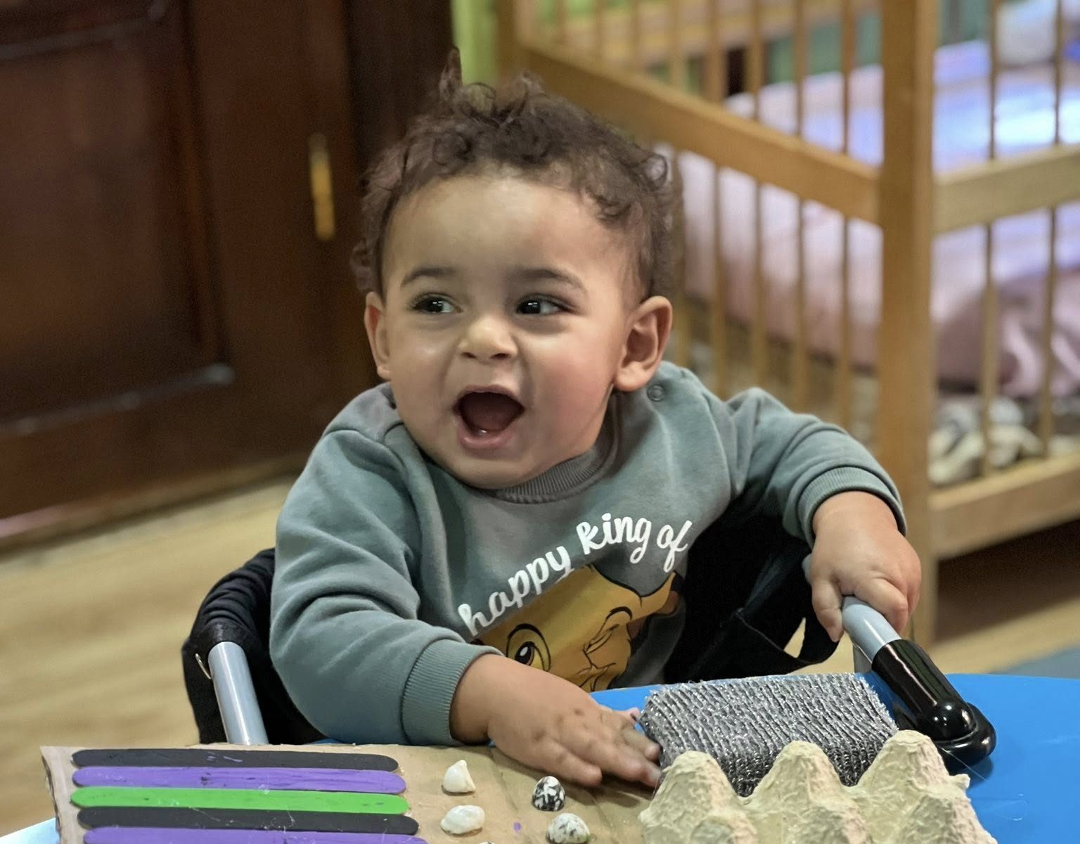 Children at First Class Nursery